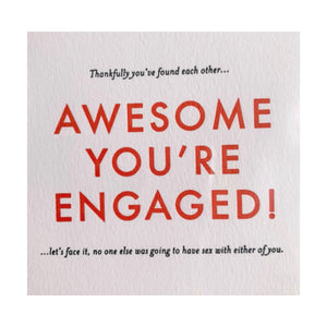 Awesome you’re engaged! READ THE SMALL PRINT