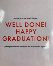 Load image into Gallery viewer, Well done! Happy Graduation!
