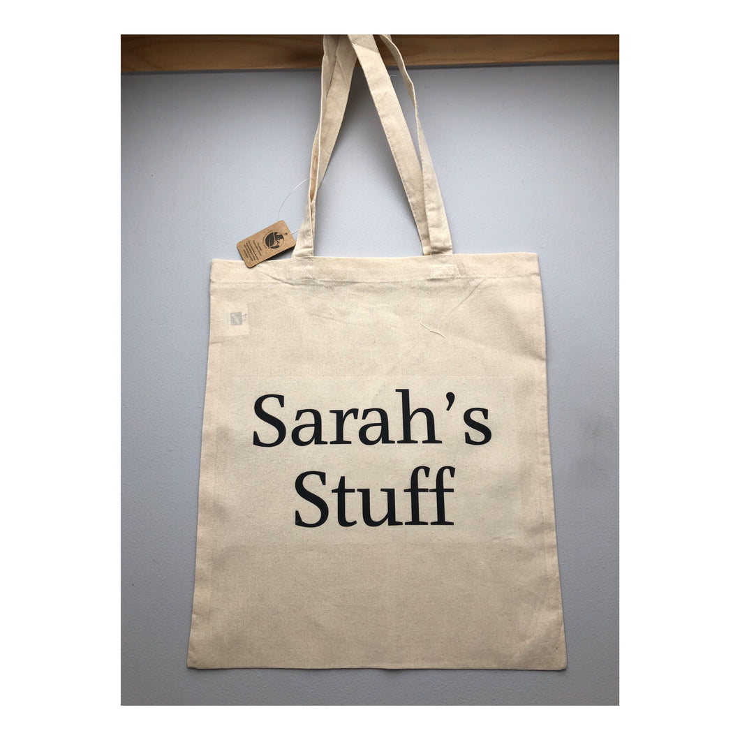 Sarah’s Stuff tote bag